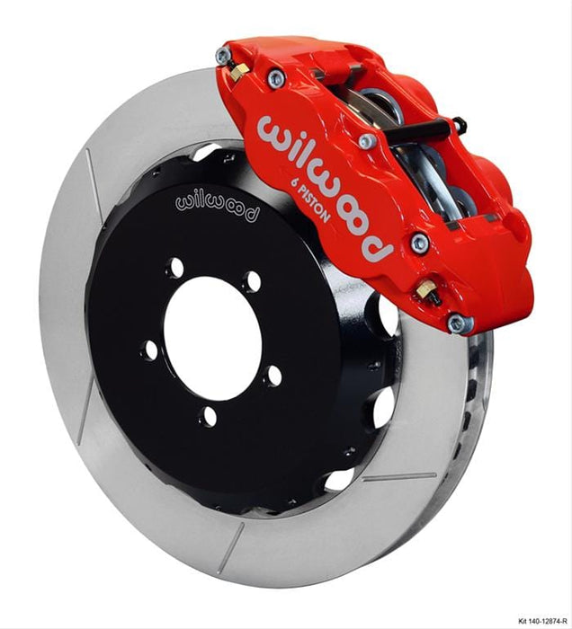 Wilwood Disc Brakes Wilwood Forged Narrow Superlite 6R Big Brake Front Brake Kits 140-12874-R Autofit