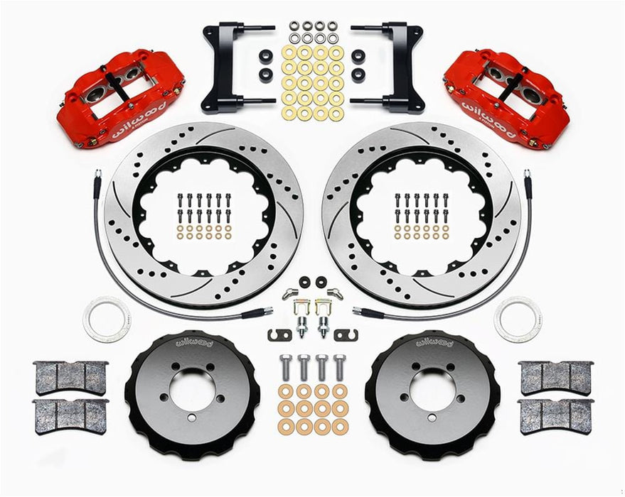 Wilwood Disc Brakes Wilwood Forged Narrow Superlite 6R Big Brake Front Brake Kits 140-12875-DR Autofit