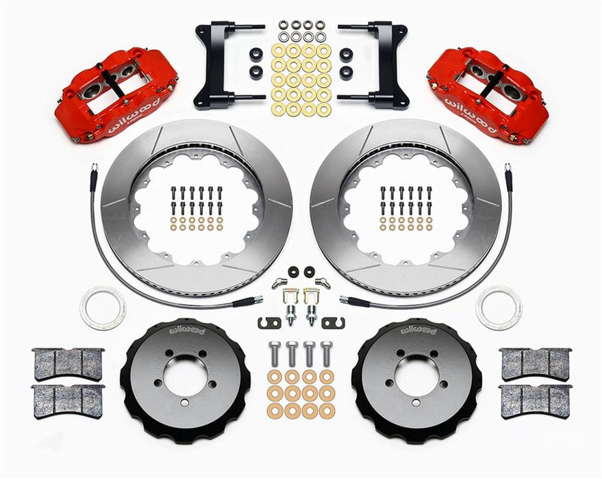 Wilwood Disc Brakes Wilwood Forged Narrow Superlite 6R Big Brake Front Brake Kits 140-12875-R Autofit