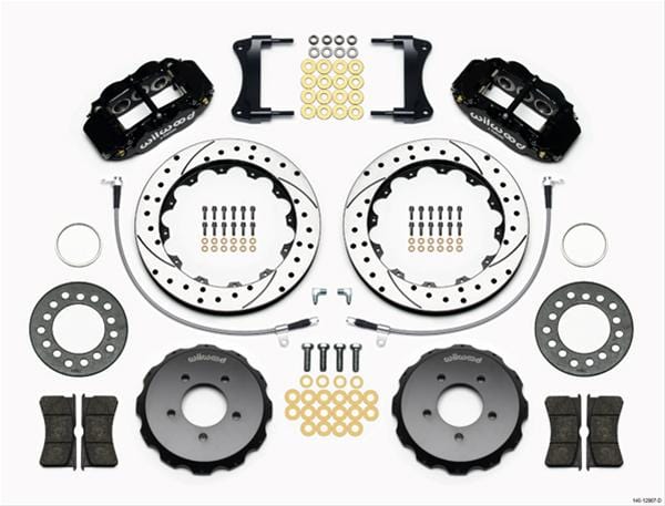 Wilwood Disc Brakes Wilwood Forged Narrow Superlite 6R Big Brake Front Brake Kits 140-12907-D Autofit