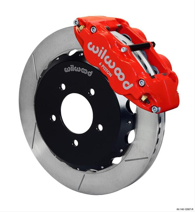 Wilwood Disc Brakes Wilwood Forged Narrow Superlite 6R Big Brake Front Brake Kits 140-12907-R Autofit