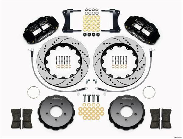 Wilwood Disc Brakes Wilwood Forged Narrow Superlite 6R Big Brake Front Brake Kits 140-12911-D Autofit