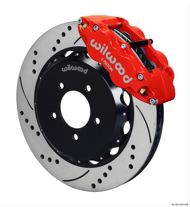 Wilwood Disc Brakes Wilwood Forged Narrow Superlite 6R Big Brake Front Brake Kits 140-12911-DR Autofit