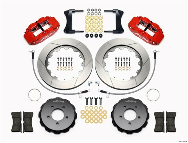 Wilwood Disc Brakes Wilwood Forged Narrow Superlite 6R Big Brake Front Brake Kits 140-12911-R Autofit