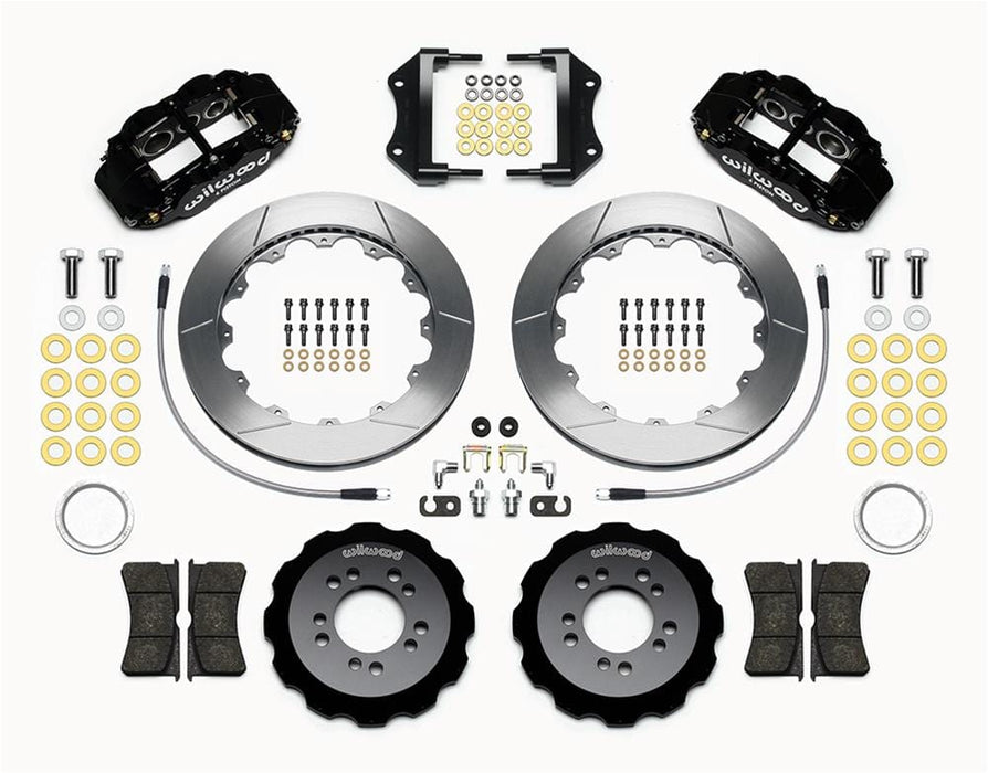 Wilwood Disc Brakes Wilwood Forged Narrow Superlite 6R Big Brake Front Brake Kits 140-13018 Autofit