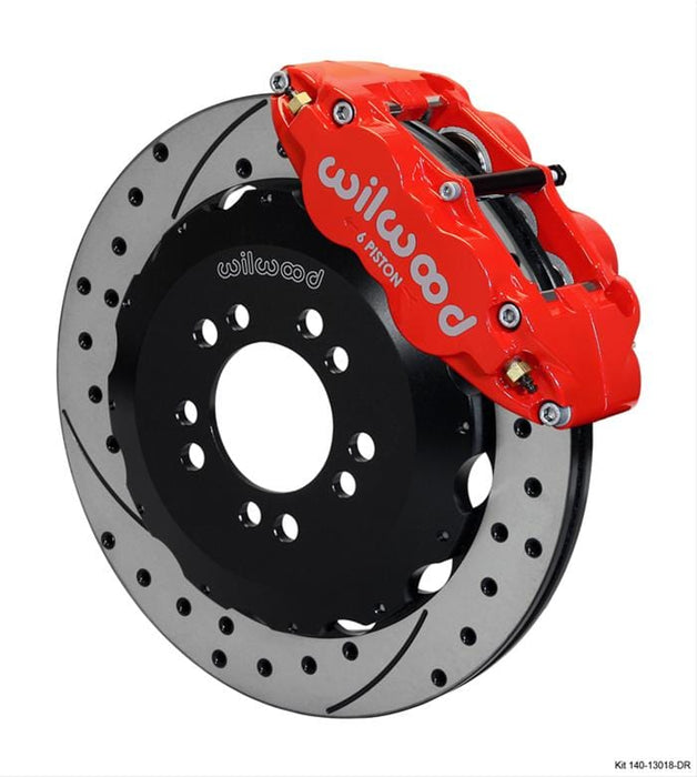 Wilwood Disc Brakes Wilwood Forged Narrow Superlite 6R Big Brake Front Brake Kits 140-13018-DR Autofit