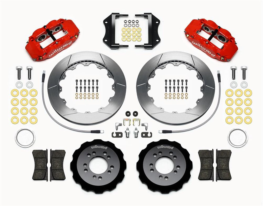 Wilwood Disc Brakes Wilwood Forged Narrow Superlite 6R Big Brake Front Brake Kits 140-13018-R Autofit