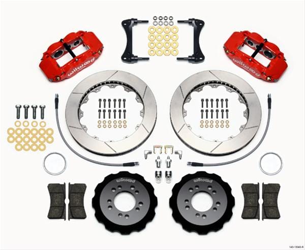 Wilwood Disc Brakes Wilwood Forged Narrow Superlite 6R Big Brake Front Brake Kits 140-13043-R Autofit