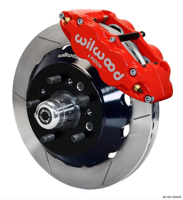 Wilwood Disc Brakes Wilwood Forged Narrow Superlite 6R Big Brake Front Brake Kits 140-13224-R Autofit
