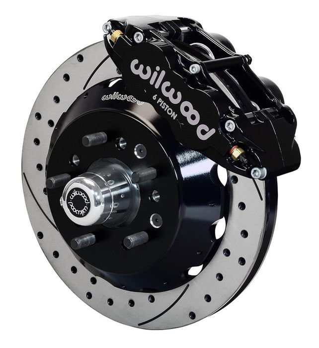 Wilwood Disc Brakes Wilwood Forged Narrow Superlite 6R Big Brake Front Brake Kits 140-13225-D Autofit