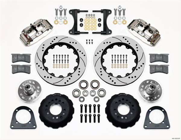 Wilwood Disc Brakes Wilwood Forged Narrow Superlite 6R Big Brake Front Brake Kits 140-13225-DP Autofit