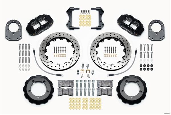 Wilwood Disc Brakes Wilwood Forged Narrow Superlite 6R Big Brake Front Brake Kits 140-13304-D Autofit