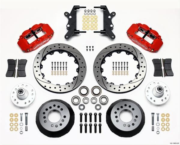 Wilwood Disc Brakes Wilwood Forged Narrow Superlite 6R Big Brake Front Brake Kits 140-13630-DR Autofit