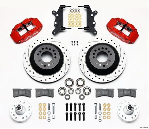 Wilwood Disc Brakes Wilwood Forged Narrow Superlite 6R Big Brake Front Brake Kits 140-13654-DR Autofit