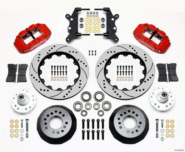 Wilwood Disc Brakes Wilwood Forged Narrow Superlite 6R Big Brake Front Brake Kits 140-13655-DR Autofit