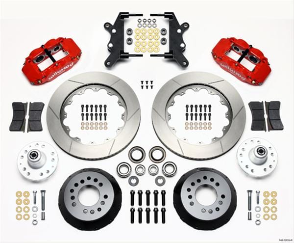 Wilwood Disc Brakes Wilwood Forged Narrow Superlite 6R Big Brake Front Brake Kits 140-13655-R Autofit