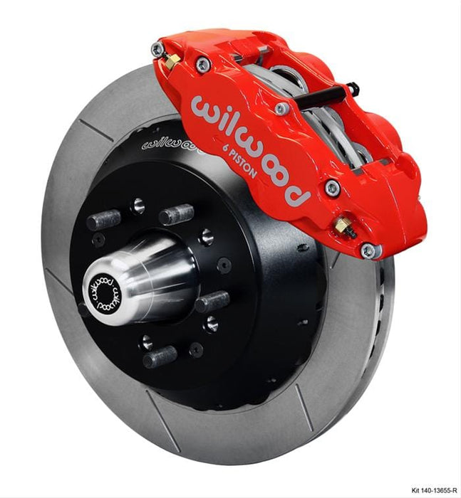 Wilwood Disc Brakes Wilwood Forged Narrow Superlite 6R Big Brake Front Brake Kits 140-13655-R Autofit