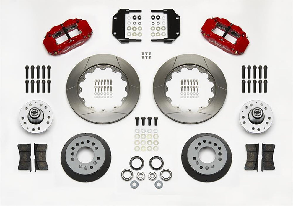 Wilwood Disc Brakes Wilwood Forged Narrow Superlite 6R Big Brake Front Brake Kits 140-14277-R Autofit