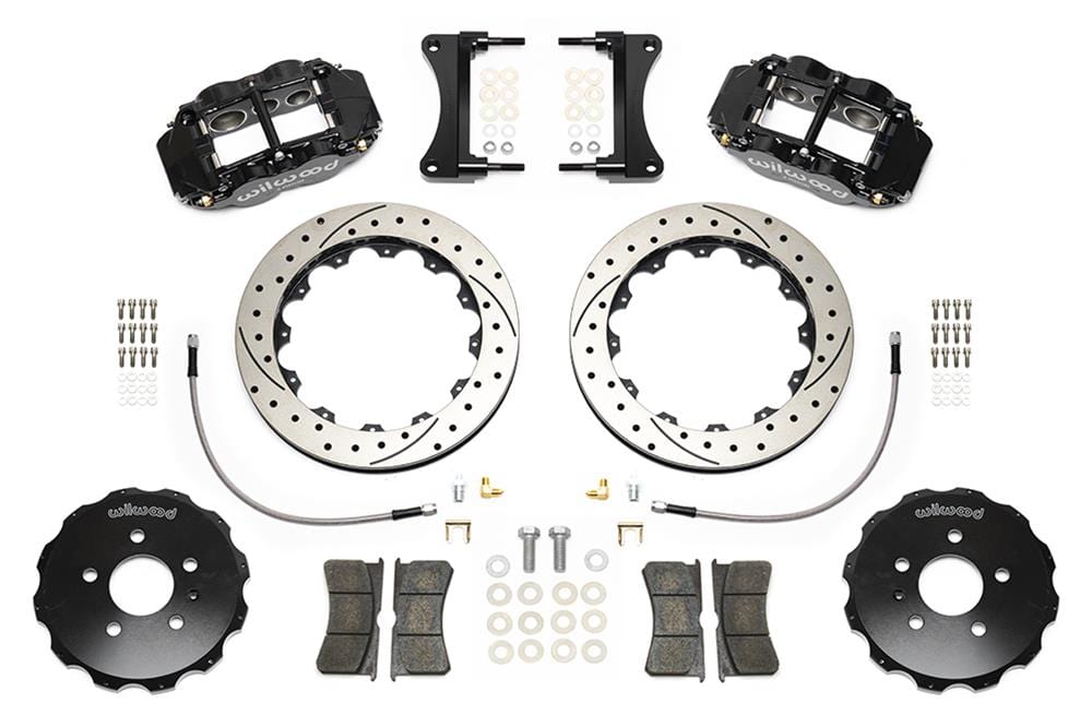Wilwood Disc Brakes Wilwood Forged Narrow Superlite 6R Big Brake Front Brake Kits 140-14487-D Autofit