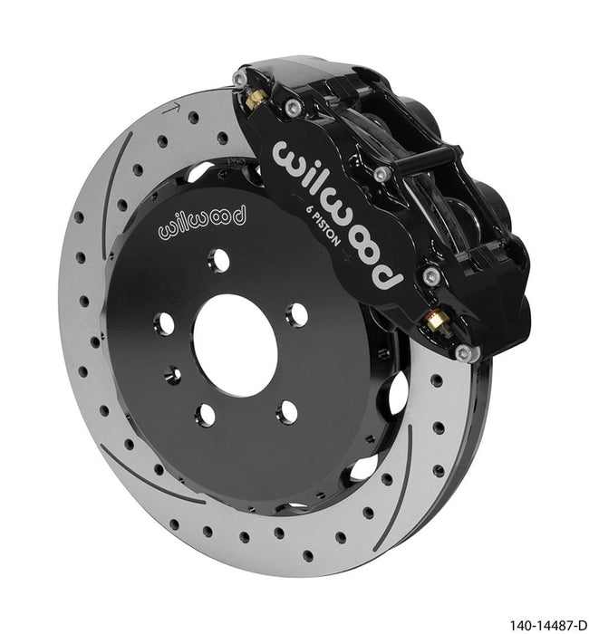 Wilwood Disc Brakes Wilwood Forged Narrow Superlite 6R Big Brake Front Brake Kits 140-14487-D Autofit