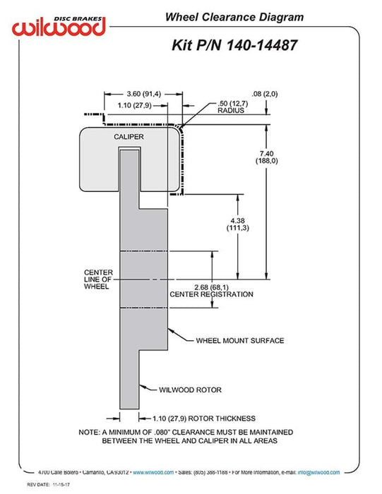 Wilwood Disc Brakes Wilwood Forged Narrow Superlite 6R Big Brake Front Brake Kits 140-14487-DR Autofit