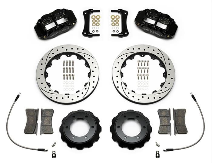 Wilwood Disc Brakes Wilwood Forged Narrow Superlite 6R Big Brake Front Brake Kits 140-14577-D Autofit