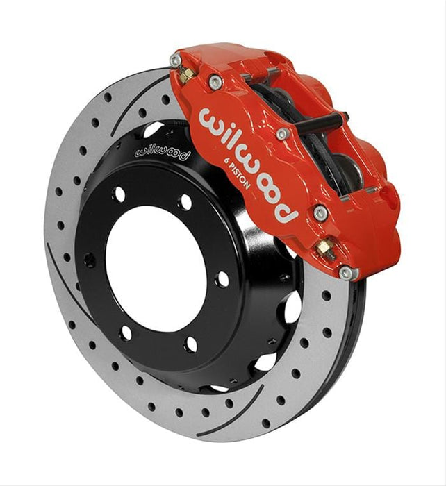 Wilwood Disc Brakes Wilwood Forged Narrow Superlite 6R Big Brake Front Brake Kits 140-14577-DR Autofit