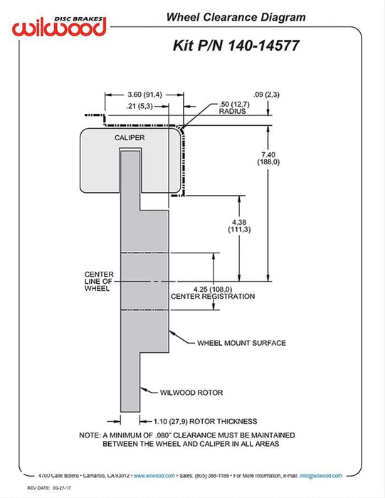 Wilwood Disc Brakes Wilwood Forged Narrow Superlite 6R Big Brake Front Brake Kits 140-14577-DR Autofit