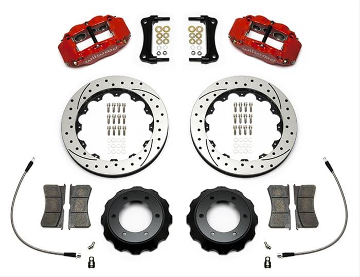 Wilwood Disc Brakes Wilwood Forged Narrow Superlite 6R Big Brake Front Brake Kits 140-14577-DR Autofit