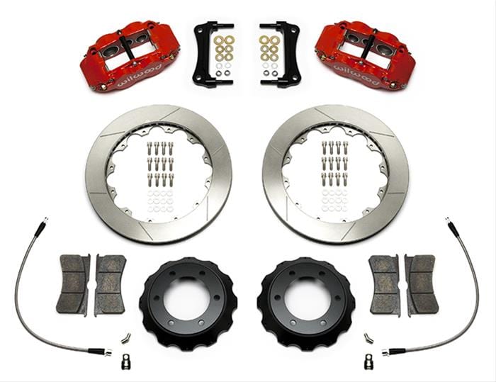Wilwood Disc Brakes Wilwood Forged Narrow Superlite 6R Big Brake Front Brake Kits 140-14577-R Autofit