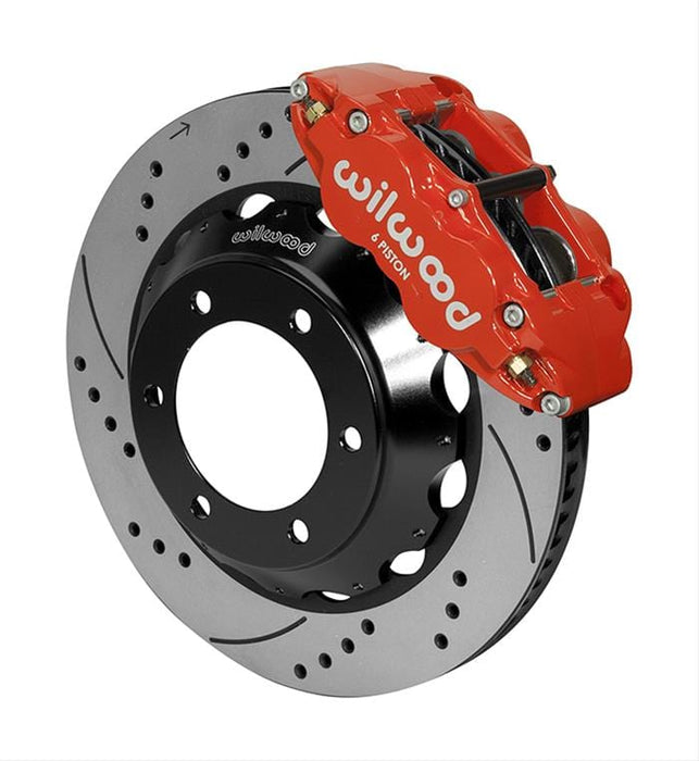 Wilwood Disc Brakes Wilwood Forged Narrow Superlite 6R Big Brake Front Brake Kits 140-14578-DR Autofit
