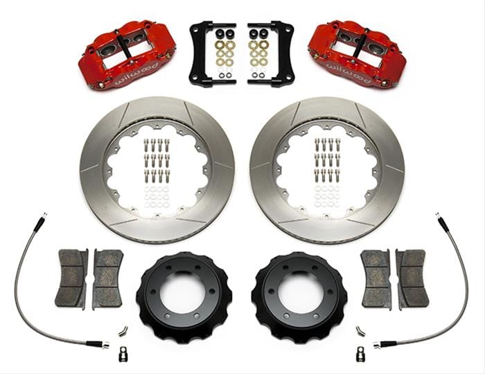Wilwood Disc Brakes Wilwood Forged Narrow Superlite 6R Big Brake Front Brake Kits 140-14578-R Autofit