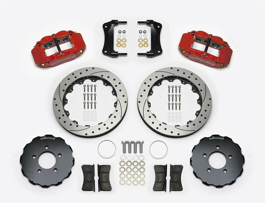 Wilwood Disc Brakes Wilwood Forged Narrow Superlite 6R Big Brake Front Brake Kits 140-14680-DR Autofit