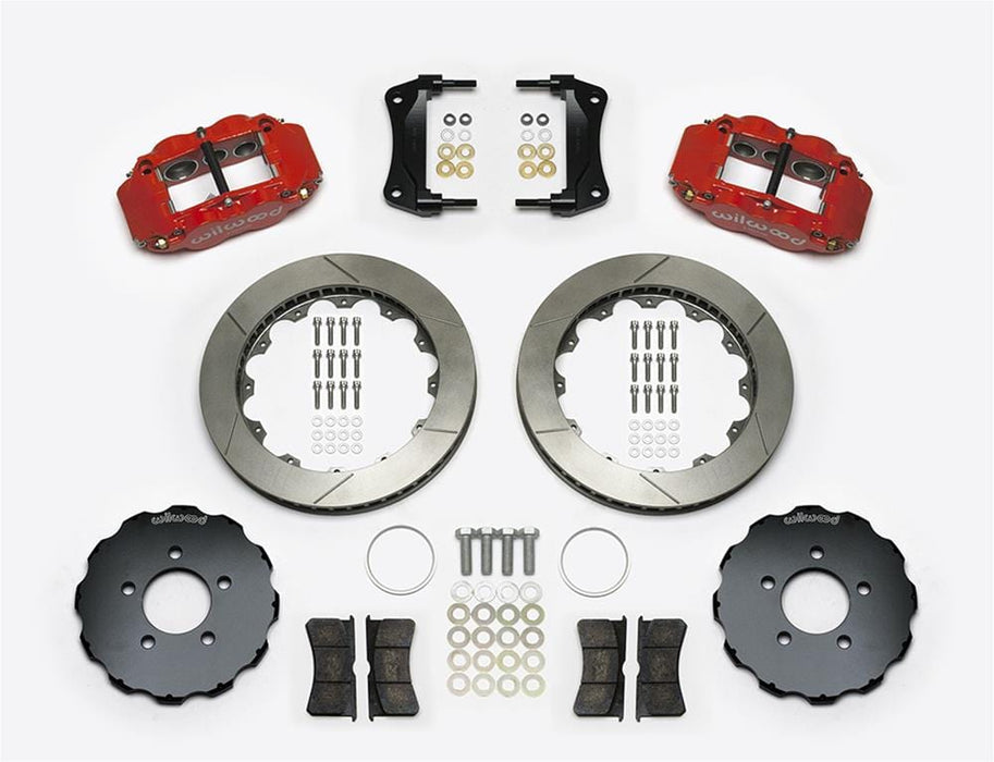 Wilwood Disc Brakes Wilwood Forged Narrow Superlite 6R Big Brake Front Brake Kits 140-14680-R Autofit