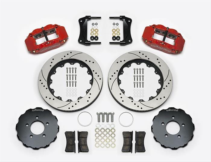Wilwood Disc Brakes Wilwood Forged Narrow Superlite 6R Big Brake Front Brake Kits 140-14681-DR Autofit