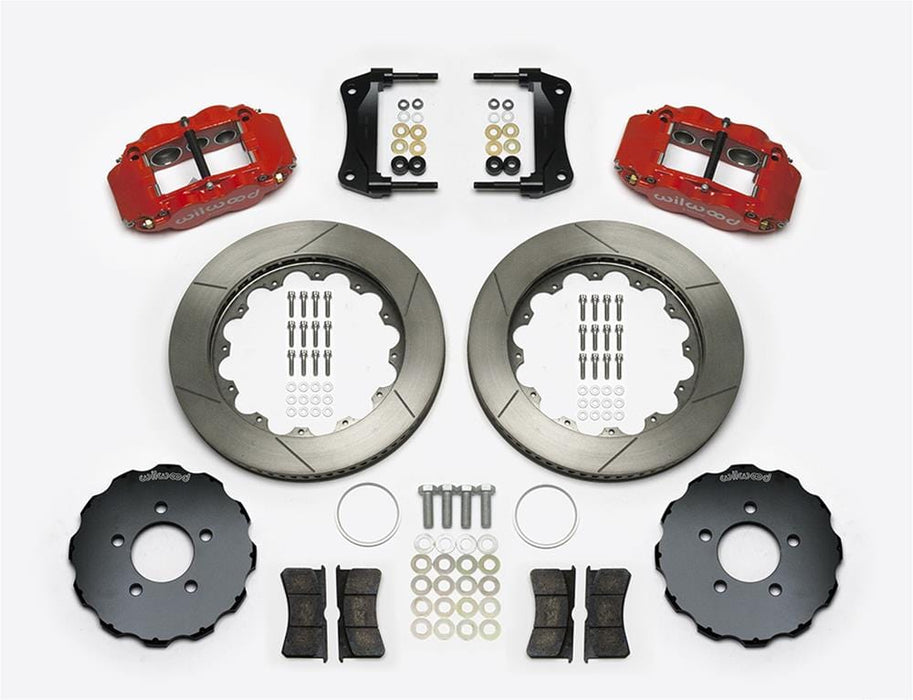 Wilwood Disc Brakes Wilwood Forged Narrow Superlite 6R Big Brake Front Brake Kits 140-14681-R Autofit