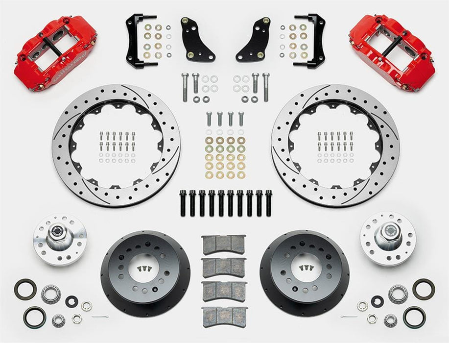 Wilwood Disc Brakes Wilwood Forged Narrow Superlite 6R Big Brake Front Brake Kits 140-14837-DR Autofit