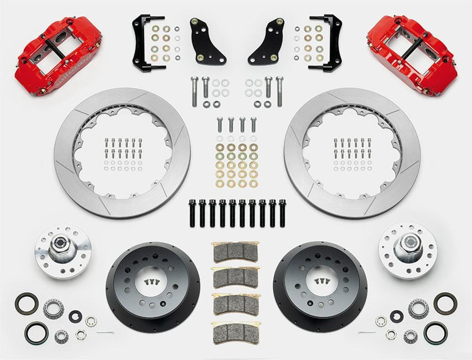 Wilwood Disc Brakes Wilwood Forged Narrow Superlite 6R Big Brake Front Brake Kits 140-14837-R Autofit