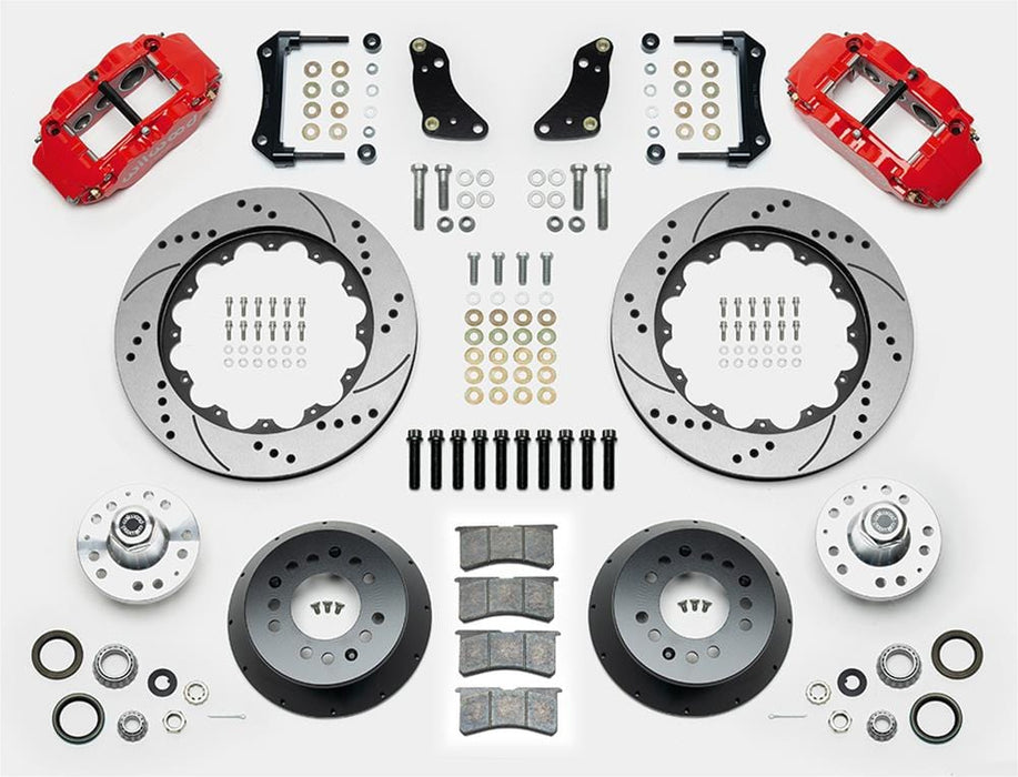Wilwood Disc Brakes Wilwood Forged Narrow Superlite 6R Big Brake Front Brake Kits 140-14838-DR Autofit