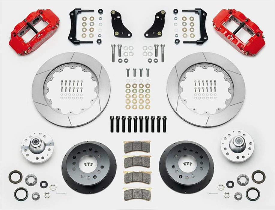 Wilwood Disc Brakes Wilwood Forged Narrow Superlite 6R Big Brake Front Brake Kits 140-14838-R Autofit