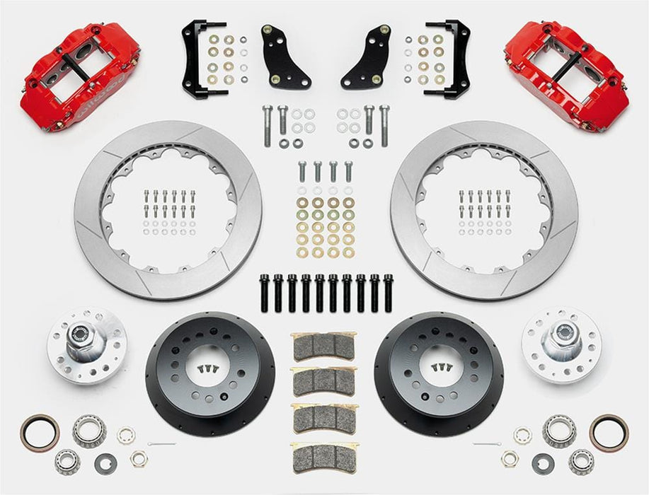 Wilwood Disc Brakes Wilwood Forged Narrow Superlite 6R Big Brake Front Brake Kits 140-14840-R Autofit
