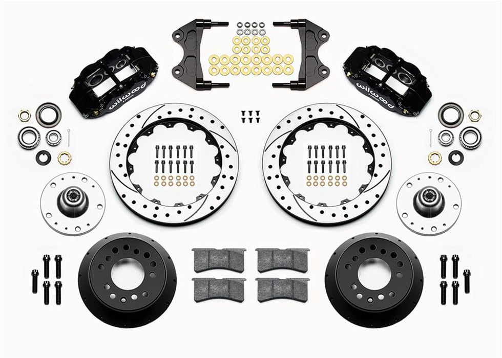 Wilwood Disc Brakes Wilwood Forged Narrow Superlite 6R Big Brake Front Brake Kits 140-15155-D Autofit