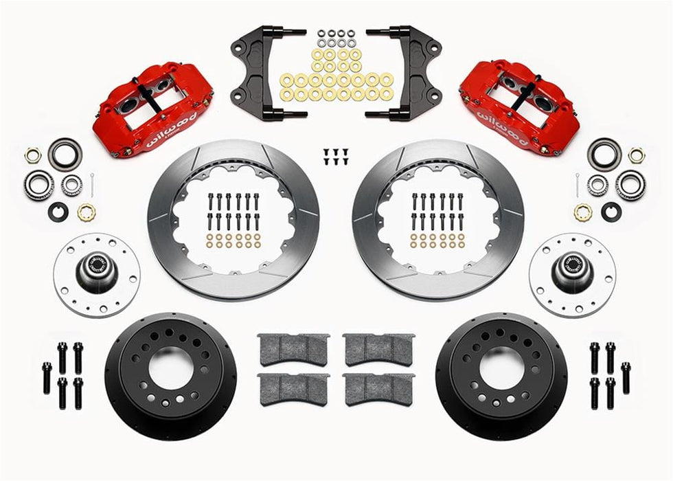 Wilwood Disc Brakes Wilwood Forged Narrow Superlite 6R Big Brake Front Brake Kits 140-15155-R Autofit