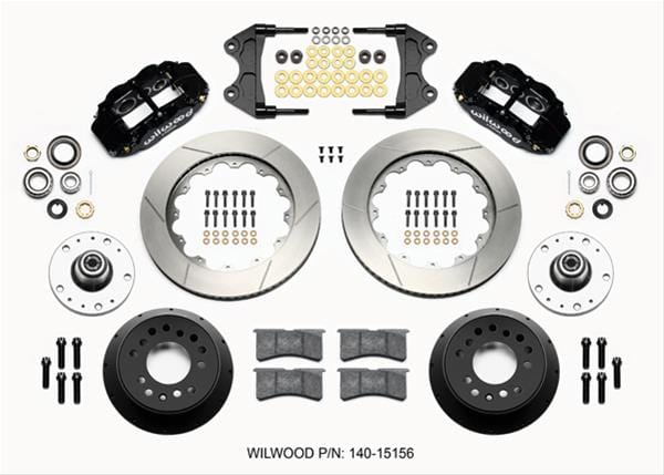 Wilwood Disc Brakes Wilwood Forged Narrow Superlite 6R Big Brake Front Brake Kits 140-15156 Autofit