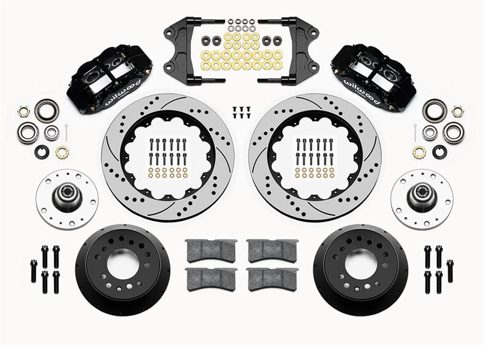 Wilwood Disc Brakes Wilwood Forged Narrow Superlite 6R Big Brake Front Brake Kits 140-15156-D Autofit