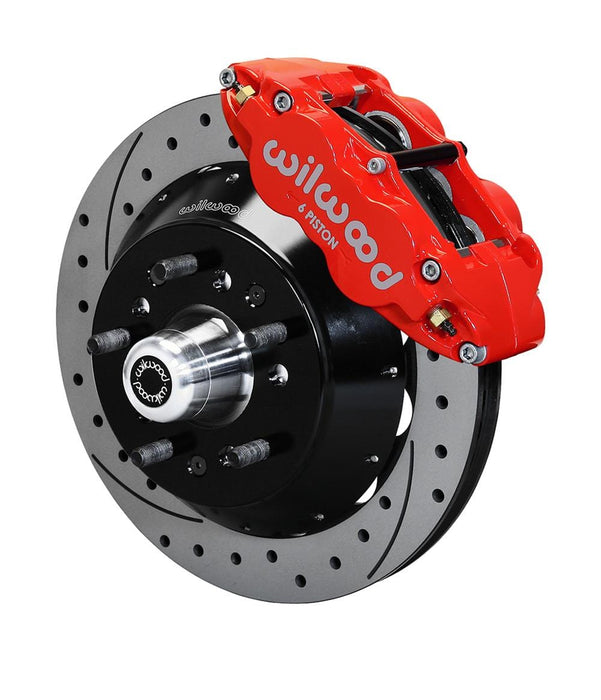 Wilwood Disc Brakes Wilwood Forged Narrow Superlite 6R Big Brake Front Brake Kits 140-15156-DR Autofit