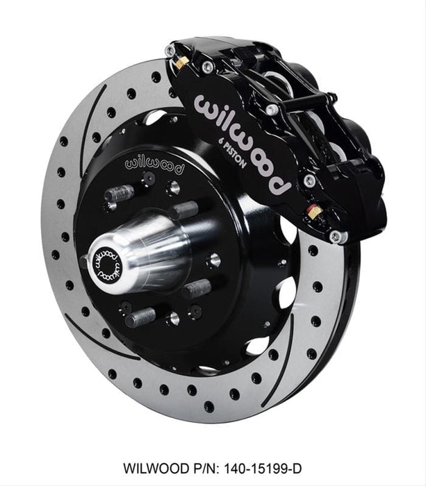 Wilwood Disc Brakes Wilwood Forged Narrow Superlite 6R Big Brake Front Brake Kits 140-15199-D Autofit