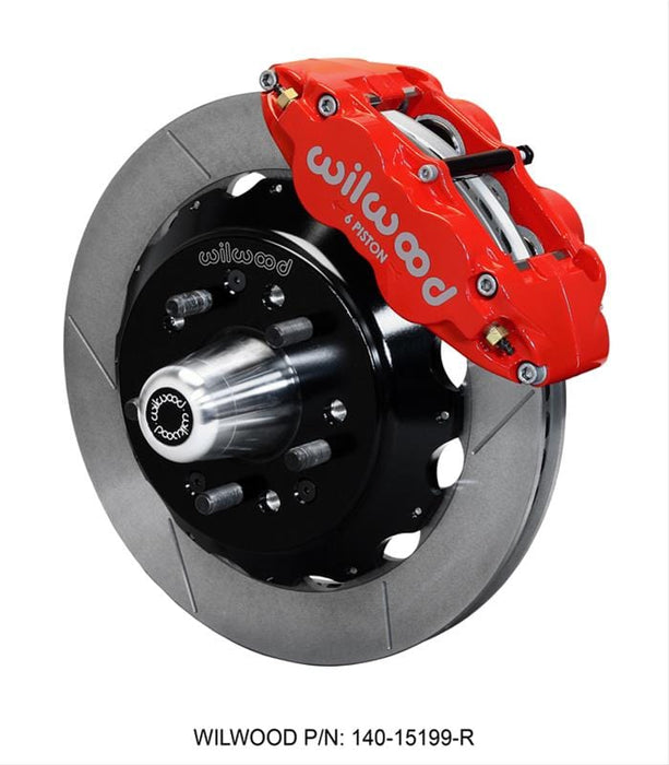 Wilwood Disc Brakes Wilwood Forged Narrow Superlite 6R Big Brake Front Brake Kits 140-15199-R Autofit