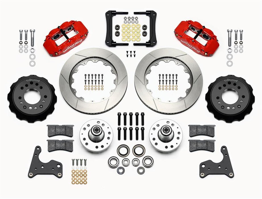 Wilwood Disc Brakes Wilwood Forged Narrow Superlite 6R Big Brake Front Brake Kits 140-15200-R Autofit