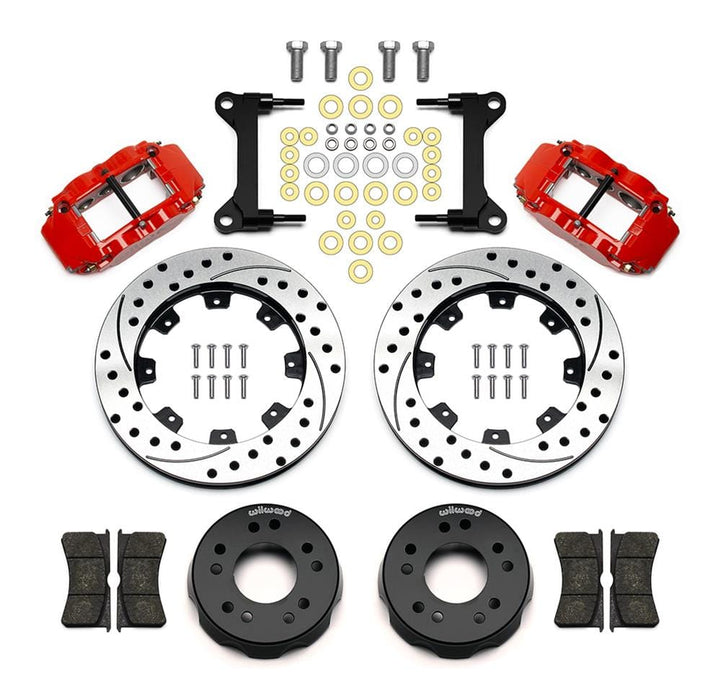 Wilwood Disc Brakes Wilwood Forged Narrow Superlite 6R Big Brake Front Brake Kits 140-15302-DR Autofit